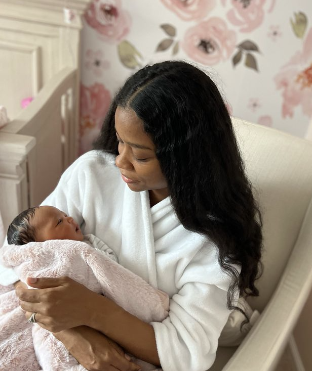 Ebony Bradley and her daughter